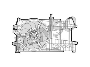 DER09039 (DENSO) Вентилятор основного радіатораFiat Punto 00-03 Fiat Punto 03-10 Lancia Ypsilon 03-11