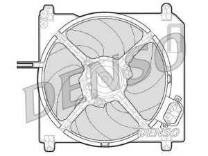 DER09007 (DENSO) Вентилятор основного радіатораFiat Bravo 95-01