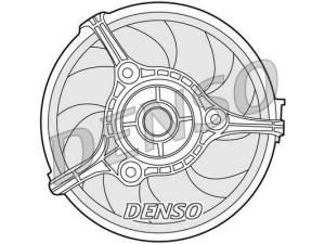 DER02002 (DENSO) Вентилятор основного радиатораAudi A6 94-97