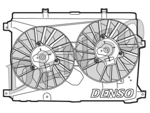 DER01015 (DENSO) Вентилятор основного радиатораAlfa Romeo 159 05-11