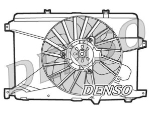 DER01014 (DENSO) Вентилятор основного радиатораAlfa Romeo 159 05-11