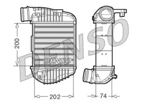 DIT02023 (DENSO) Радиатор интеркулераAudi A6 04-11