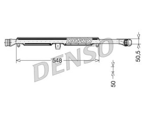 DIT02026 (DENSO) Радиатор интеркулераAudi A6 04-11