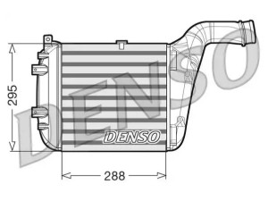 DIT02030 (DENSO) Радиатор интеркулераAudi Q7 05-15