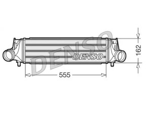 DIT02035 (DENSO) Радіатор інтеркулераAudi TT 06-14