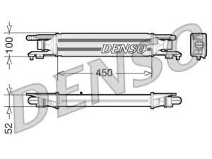 DIT20001 (DENSO) Радиатор интеркулераOpel Corsa D 06-15