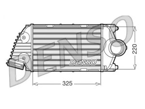 DIT28016 (DENSO) Радіатор інтеркулераPorsche 911 05-12 Porsche 911 12-18