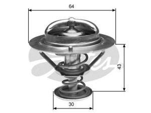 TH27088G1 (GATES) ТермостатKia Sorento 09-15 Kia Sportage 10-15 Mitsubishi Pajero II 91-99