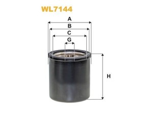 WL7144 (WIX FILTERS) Фільтр маслянийFiat Ducato 81-94