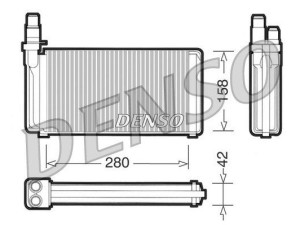 DRR09020 (DENSO) Радиатор печкиLancia Thema 84-94