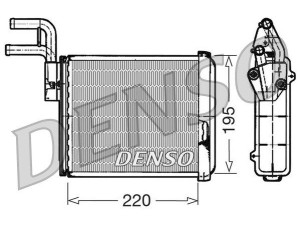 DRR09032 (DENSO) Радиатор печкиFiat Ducato 94-02 Fiat Ducato 02-06