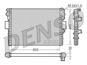 DRM12001 (DENSO) Радиатор основнойIveco Daily E3 99-06