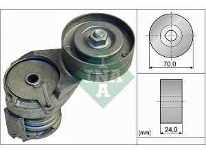 534 0138 30 (INA) Натяжитель ремняVW Golf IV 97-03 Skoda Octavia A5 04-13 SEAT Toledo II 99-04