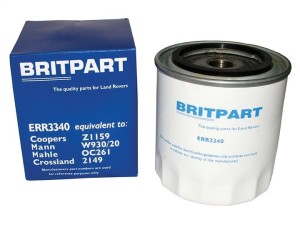 ERR3340 (BRITPART) Фильтр масляныйLand Rover Defender 90-06 Land Rover Discovery II 97-04 Range Rover 94-02