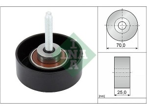 532054110 (INA) Ролик ГРМ паразитныйMazda 6 02-07 Mazda 3 09-13 Mazda 6 08-12