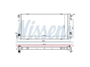 FT55567 (FAST) Радіатор основнийRenault Master II 97-10 Nissan Interstar 01-10 Opel Movano A 98-10