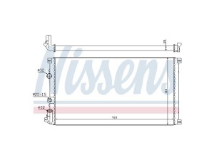 FT55559 (FAST) Радіатор основнийRenault Master II 97-10 Nissan Interstar 01-10 Opel Movano A 98-10