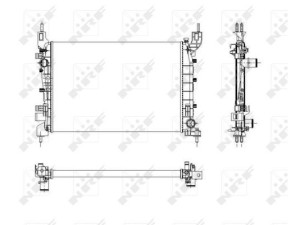 51784706 (OPAR) Радіатор основнийFiat Linea 07-18