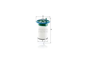 PU7015 (MANN-FILTER) Фільтр паливнийPeugeot Boxer 14- Citroen Jumper 14-