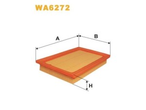 WA6272 (WIX FILTERS) Фильтр воздушный