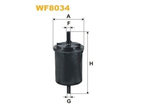 WF8034 (WIX FILTERS) Фильтр топливный