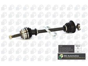 DS7301LA (BGA) Привод передний левыйRenault Symbol 98-08 Renault Clio II 98-05 Renault Kangoo 97-07