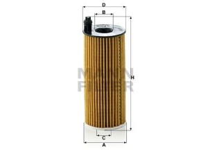 HU6004X (MANN-FILTER) Фільтр маслянийToyota Avensis 09-18 BMW 5 F10-18 10-17 Mitsubishi Outlander 15-21