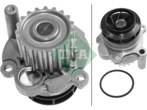 538008910 (INA) Помпа системи охолодженняVW Golf VI 09-14 Audi A4 04-08 Skoda Octavia A5 04-13