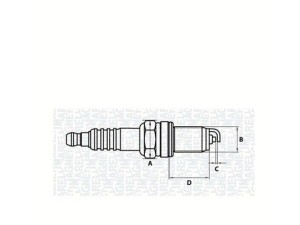 062000768304 (MAGNETI MARELLI) Свіча запалюванняFord Ka 08-16 Fiat Doblo 09-23 BMW 3 E36 93-99