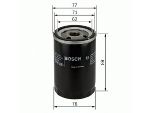 0 451 103 227 (BOSCH) Фільтр маслянийFord Mondeo II 96-00 Ford Fiesta 96-01