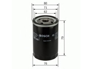 0 451 103 349 (BOSCH) Фільтр маслянийFiat Ducato 81-94 Alfa Romeo 145 96-01 Lancia Delta 79-94