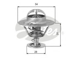 TH00782G1 (GATES) ТермостатHyundai H-100 94-03 Hyundai H-1 07-21