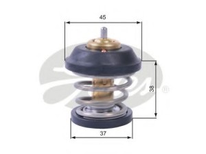 TH42995G1 (GATES) Термостат с прокладкойVW Tiguan 08-16 Audi A6 11-18 Skoda Octavia A5 04-13
