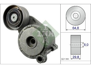 534 0506 10 (INA) Натяжитель ремняMercedes-Benz E-Class W207 09-16 Mercedes-Benz C-Class W204 07-14 Mercedes-Benz Sprinter 906 06-18