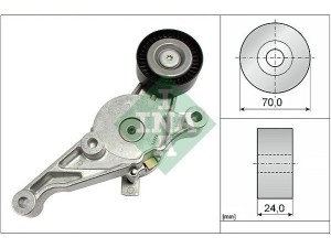 534 0151 10 (INA) Ролик ГРМ натяжнийVW Transporter T5 03-15 Audi A3 03-12 Skoda Octavia A5 04-13