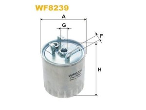 WF8239 (WIX FILTERS) Фильтр топливныйMercedes-Benz Vaneo 01-05 Mercedes-Benz Vito W638 96-03 Mercedes-Benz Sprinter 901-905 95-06