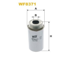 WF8371 (WIX FILTERS) Фільтр паливнийFord Transit 06-14