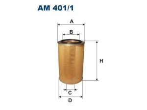 AM401/1 (FILTRON) Фільтр повітрянийIveco EuroCargo I-III 91-15 MAN M90 88-96 Neoplan Centroliner 97-09