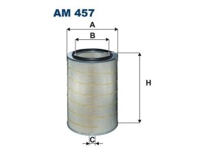 AM457 (FILTRON) Фільтр повітрянийIveco EuroTech 92-02 Iveco EuroStar 93-02 Iveco Stralis 02-22