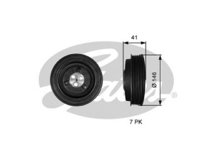 TVD1134 (GATES) Шкив коленвалаFord Transit 14- Ford Transit 06-14