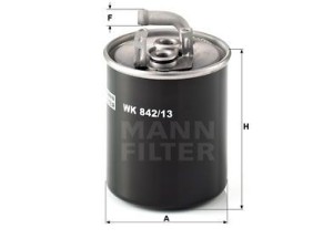 WK842/13 (MANN-FILTER) Фильтр топливныйMercedes-Benz Vito W638 96-03 Mercedes-Benz Sprinter 901-905 95-06