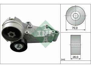 534 0146 10 (INA) Натягувач ременя поліклінового в зборіFord Focus I 98-04 Ford Connect 02-13