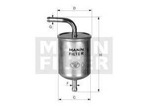 WK6141 (MANN-FILTER) Фільтр паливний