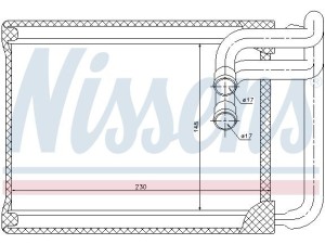 77622 (NISSENS) Радиатор печкиHyundai Grandeur TG 05-11 Hyundai Sonata NF 04-09 Hyundai Sonata YF 09-14