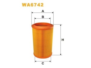 WA6742 (WIX FILTERS) Фильтр воздушныйAlfa Romeo 156 97-07 Lancia Lybra 99-05 Lancia Thesis 02-09