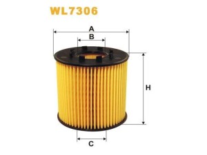 WL7306 (WIX FILTERS) Фільтр маслянийRenault Trafic 00-14 Nissan Interstar 01-10 Opel Vivaro 01-14