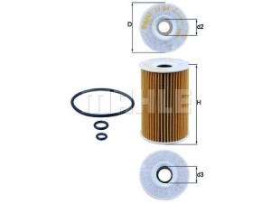 OX388D (KNECHT) Фильтр масляныйVW Passat B7 10-15 Audi A6 11-18 Skoda Octavia A5 04-13