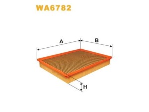 WA6782 (WIX FILTERS) Фільтр повітрянийFiat Croma 05-10 Opel Signum 03-08 Opel Vectra C 02-08