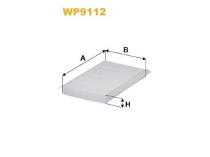 WP9112 (WIX FILTERS) Фільтр салонуPeugeot 308 (T7) 07-19 Citroen C4 04-11 DS DS4 15-18