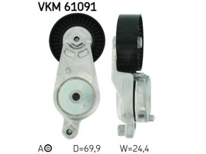 VKM61091 (SKF) Натяжитель ремня в сборе на кронштейнеToyota RAV4 13-18 Toyota Camry 11-18 Lexus NX 14-21